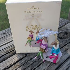 Hallmark Keepsake A Great Pair Christmas Whimsical Reindeer Ornament
